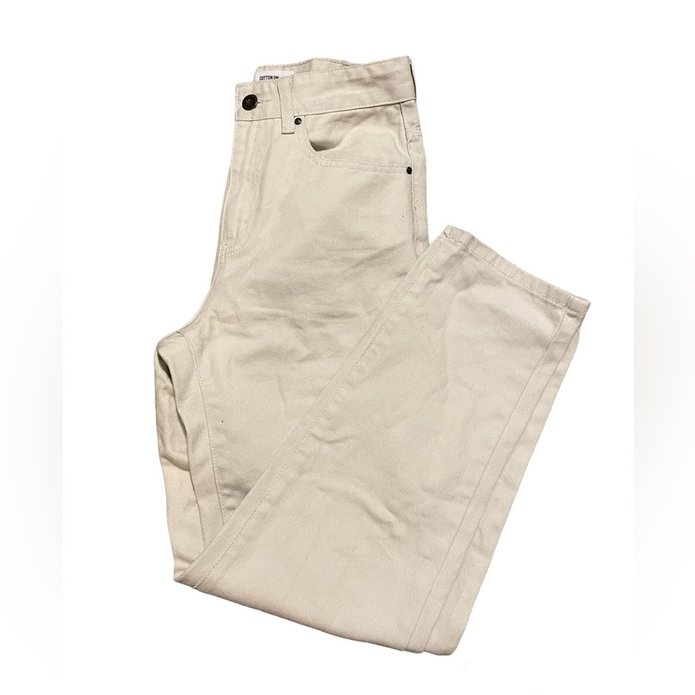 COTTON ON khaki mom jeans